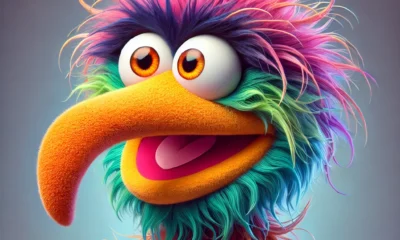 muppet with hooked beak